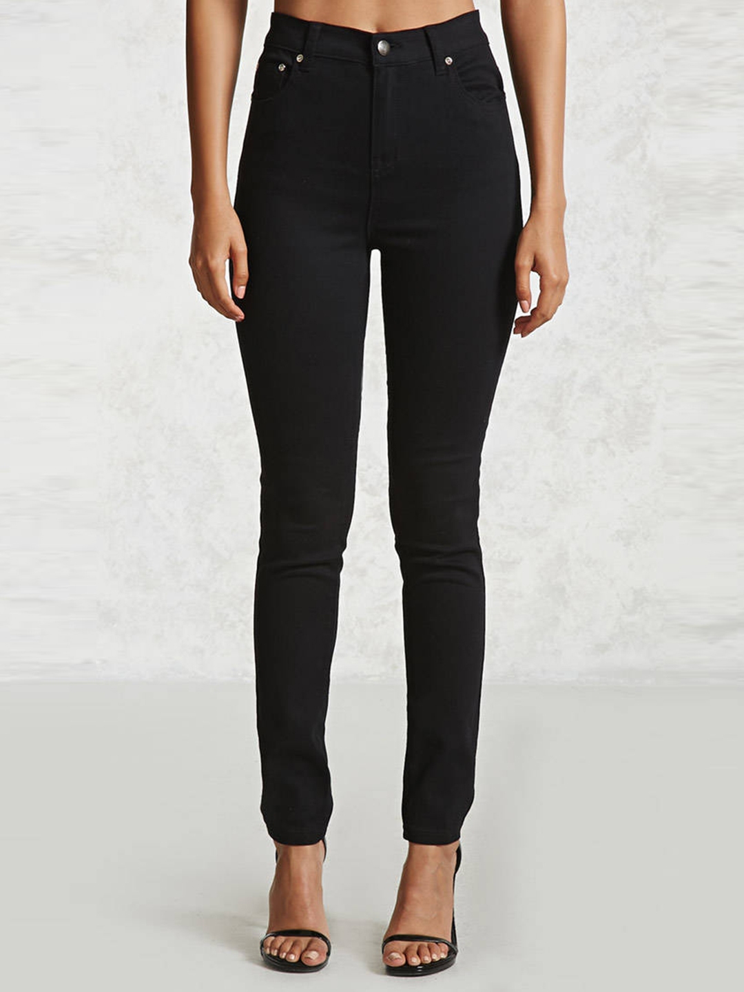 FOREVER 21 Women Black Jeggings - Buy FOREVER 21 Women Black