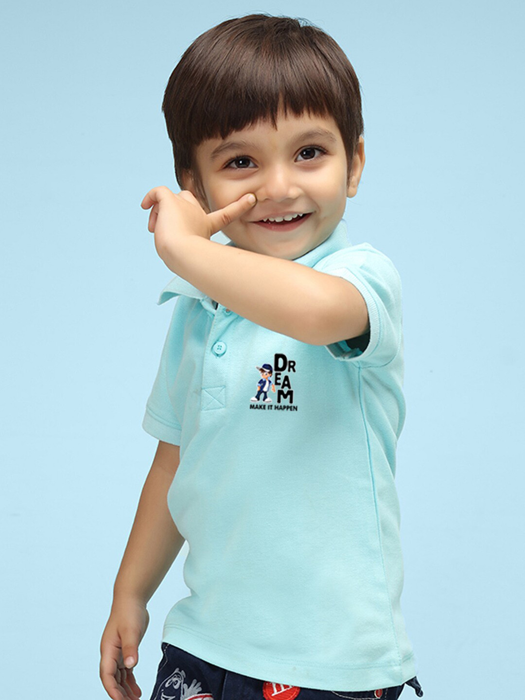 NUSYL Kids Polo Collar T-shirt