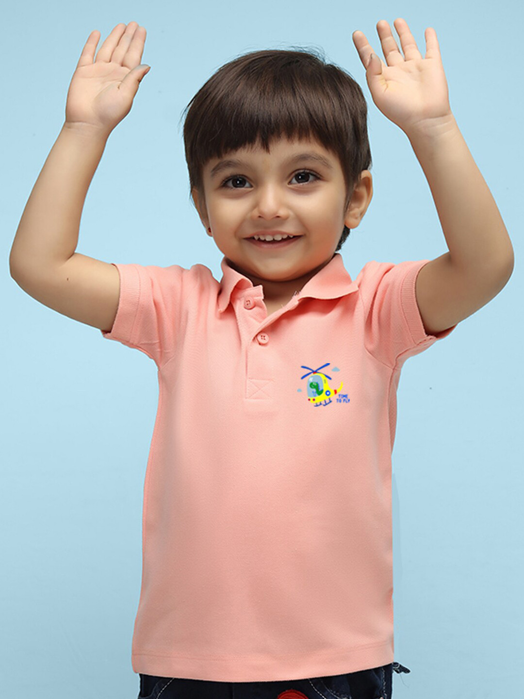 NUSYL Kids Polo collar Short Sleeve T-shirt