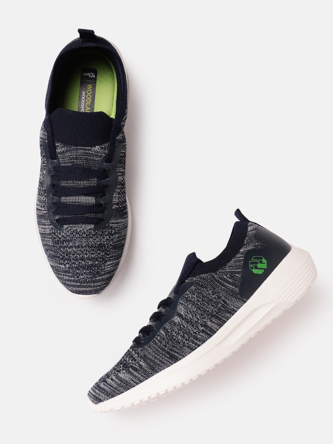 Woodland Men Woven Design Running Shoes