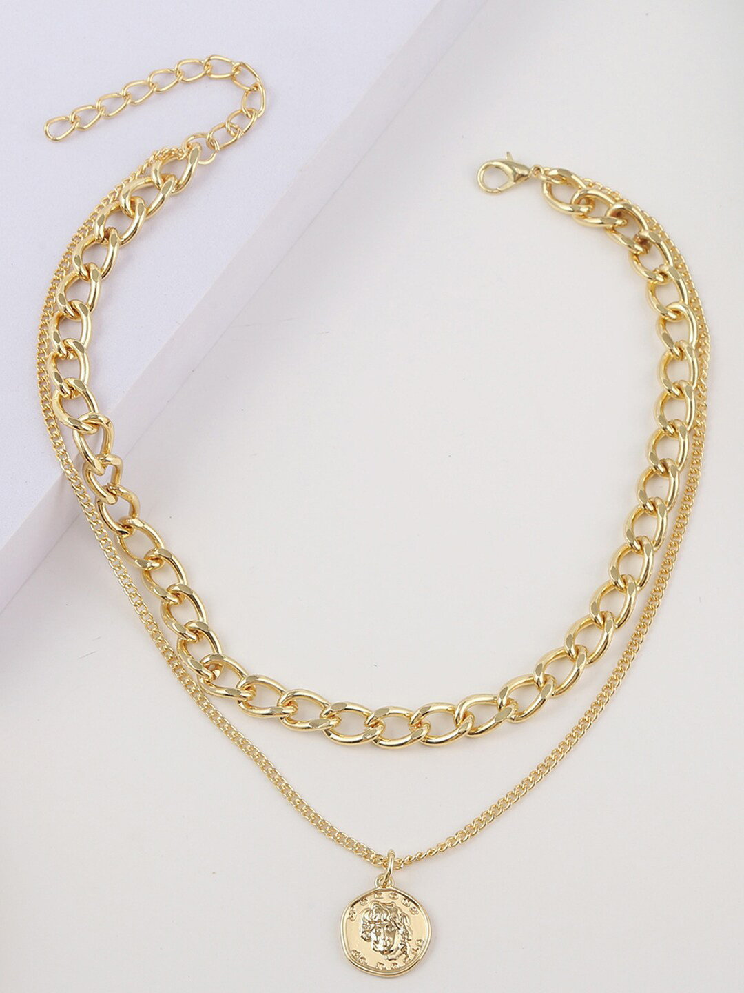 Peora Gold-Plated Layered Chain