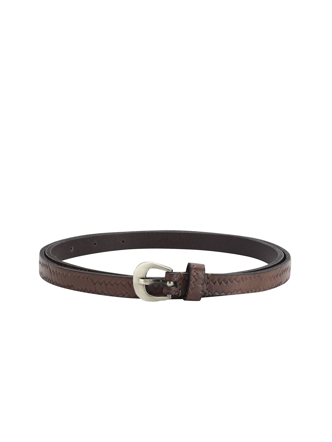 Aditi Wasan Women Textured Tang Closure Leather Belt