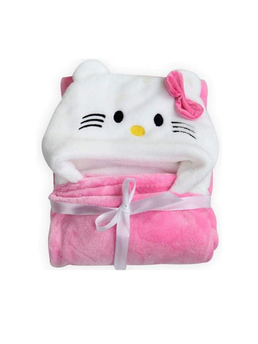 Bajo's Infants Pink & White Lilo Stitch 350 GSM Bath Towel or Cloak