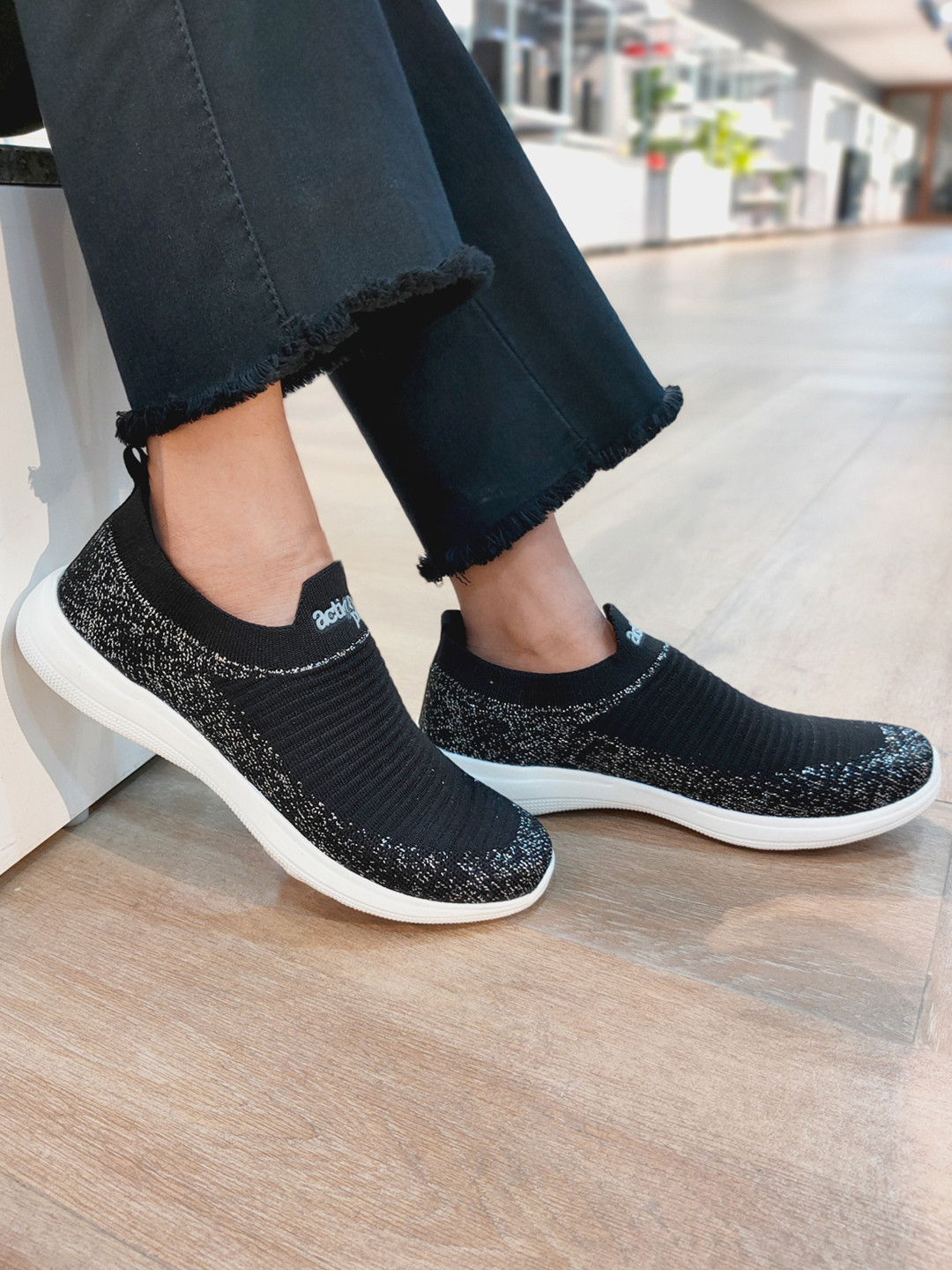 Action Women Comfort Insole Mesh Slip-On Sneakers