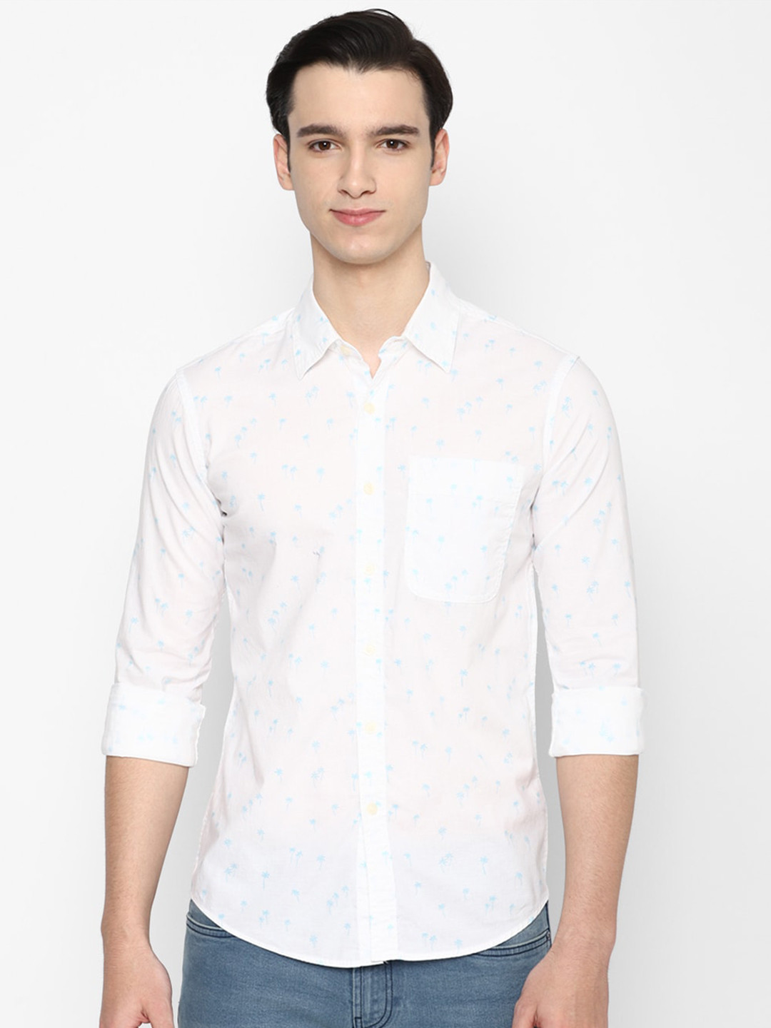 AMERICAN EAGLE OUTFITTERS Micro Ditsy Printed Casual Shirt