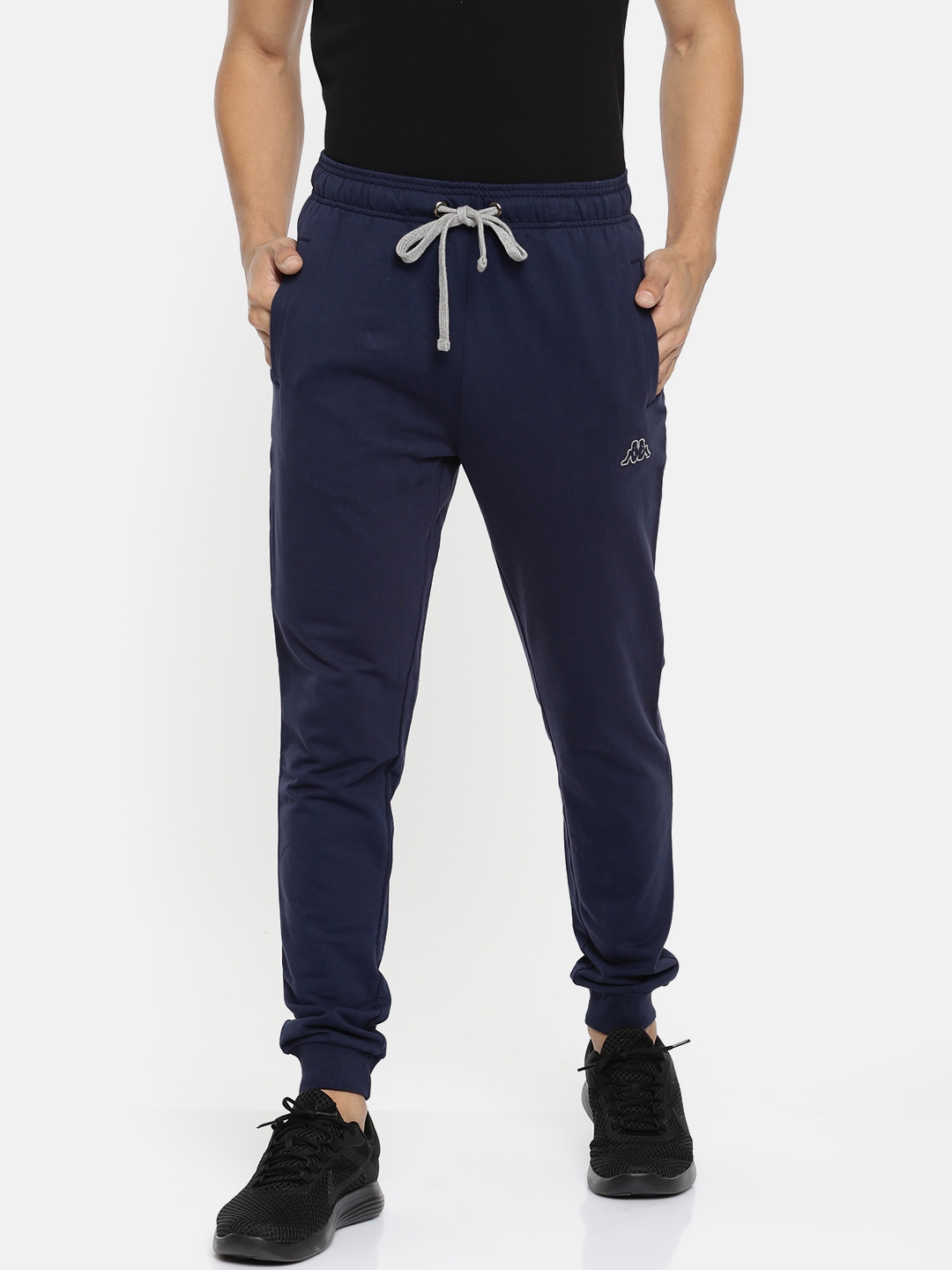 Sweeten udendørs Syd Buy Kappa Men Navy Blue Slim Fit Solid Joggers - Track Pants for Men  2209145 | Myntra