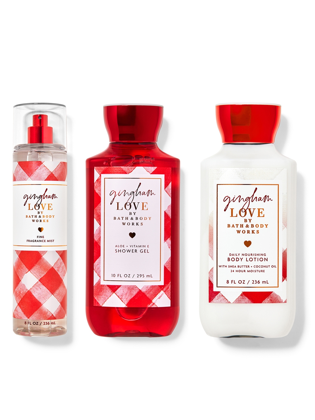 Buy Bath Body Works Set Of Gingham Love Body Mist 236ml