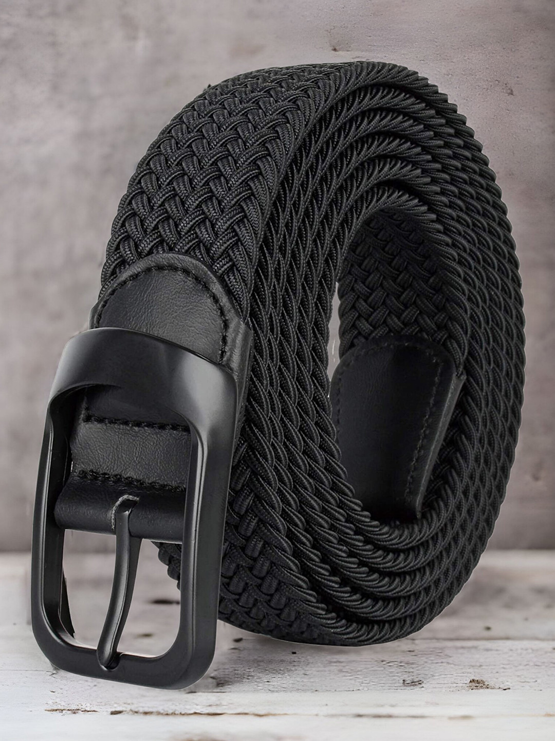 ZORO Men Woven Design Slim Width Belt