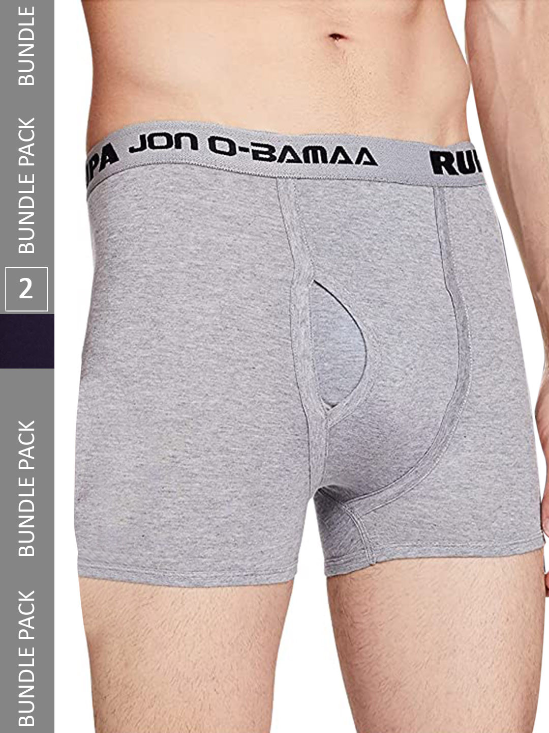 JON Rupa Men Pack Of 2 Assorted Cotton Trunks