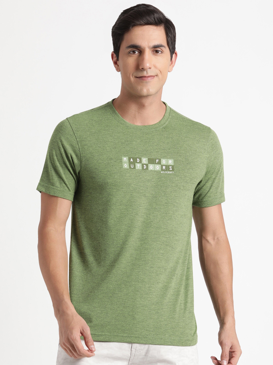 Wildcraft Typography Printed Rapid-Dry T-shirt