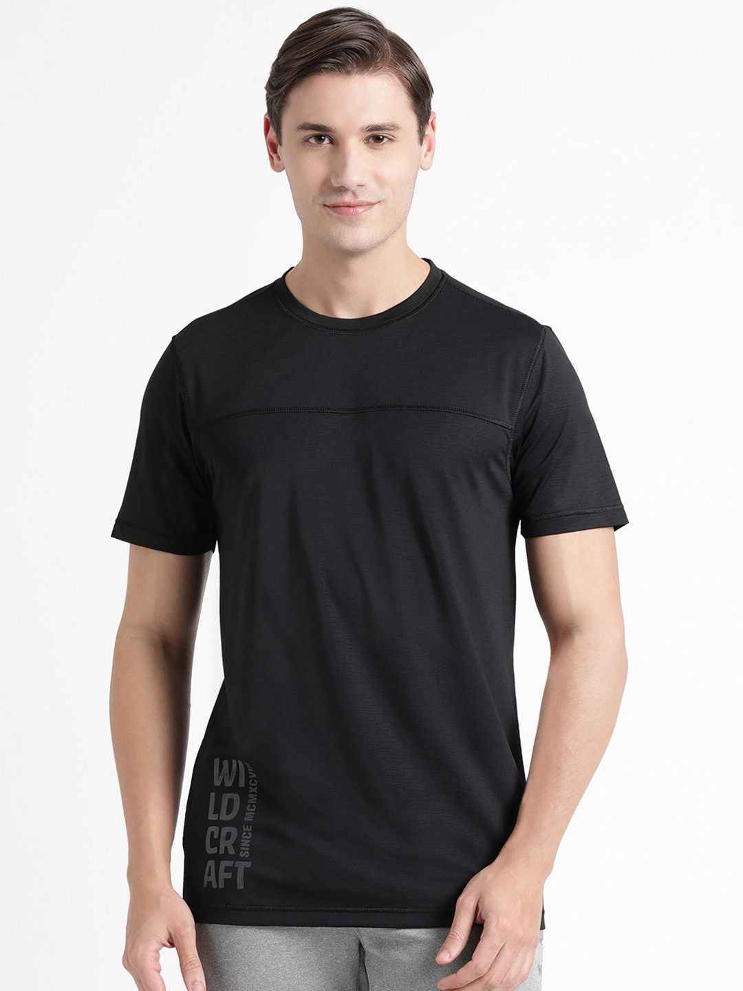 Wildcraft Short Sleeves Running Rapid- Dry T-shirt
