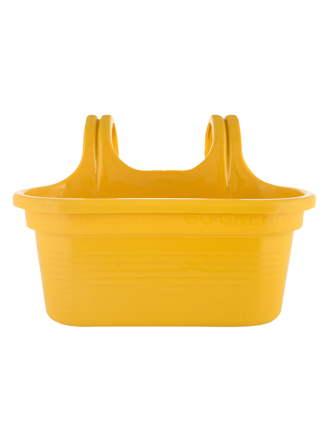 Kuber Industries Yellow Solid Double Hook Planters