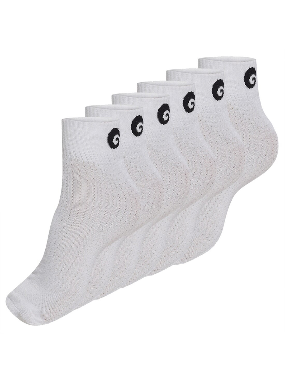 Omtex Men Pack Of 6 Cotton Sweat Absorption Ankle Length Cotton Socks