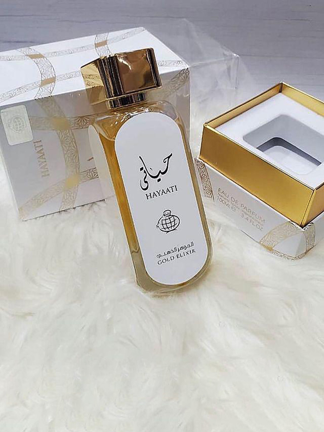 Lattafa Hayati Gold Elixir Long Lasting Eau De Parfum - 100 ml
