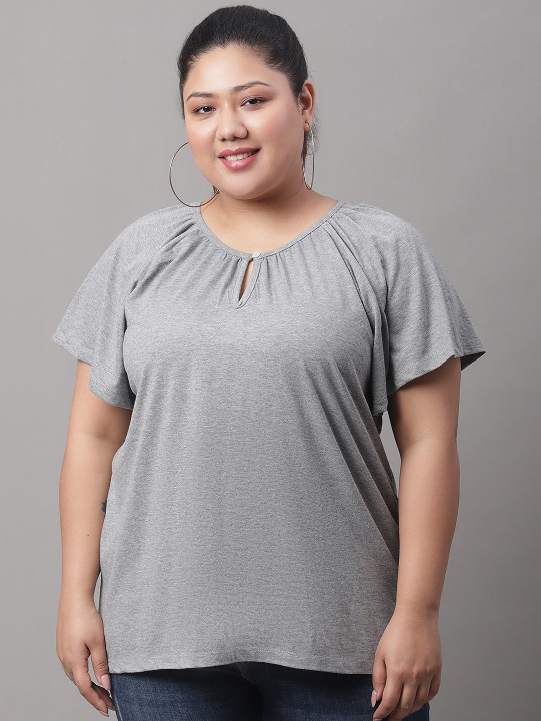 Rute Grey Top