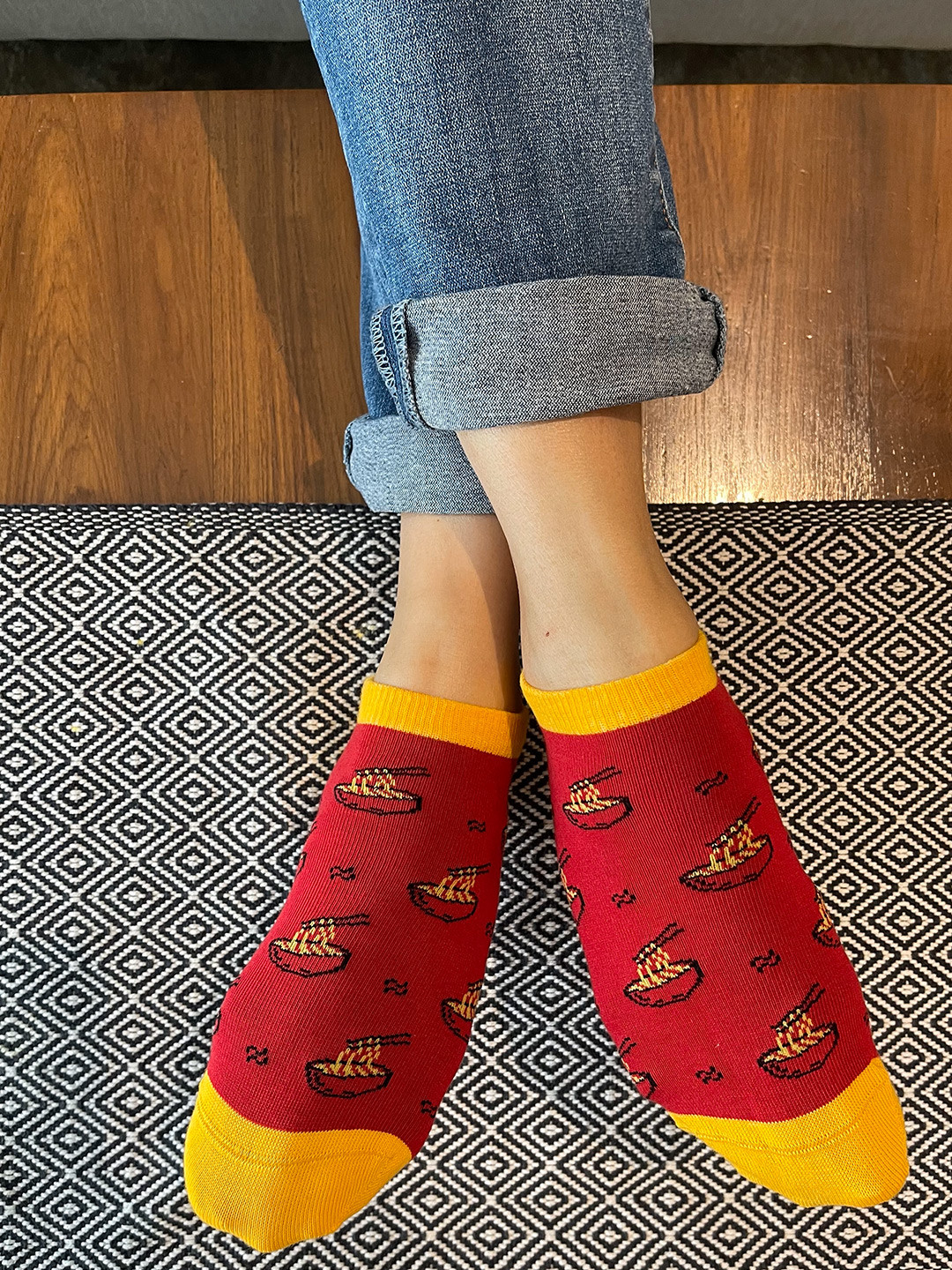 Mint & Oak Women Patterned Ankle Length Socks