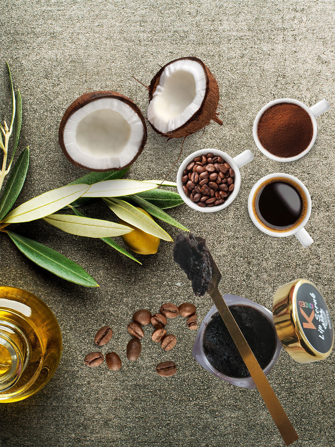 KINDED Herbal Lip Scrub 10 g - Coffee 07