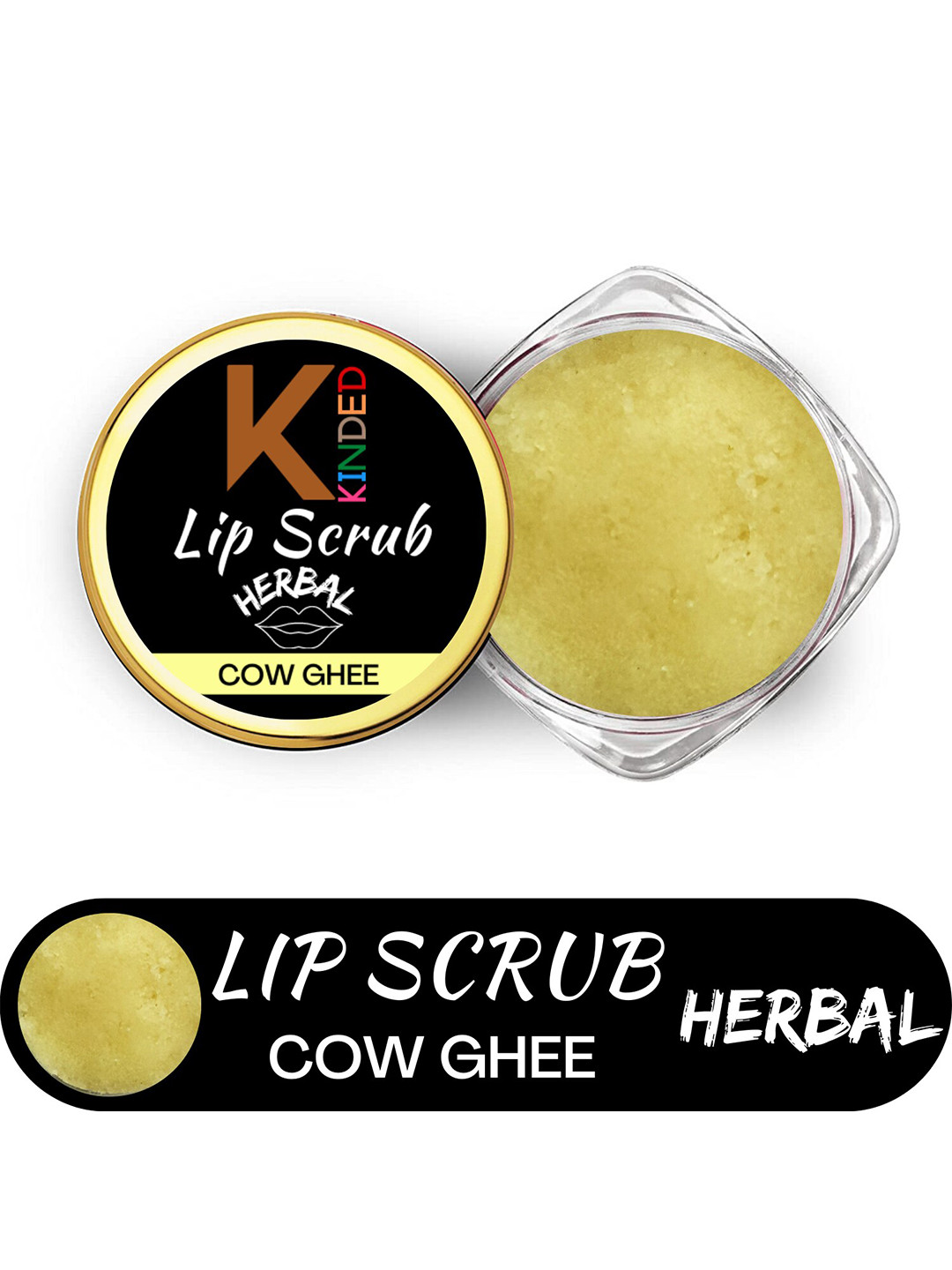 KINDED Herbal Lip Scrub 10 g - Cow Ghee 05