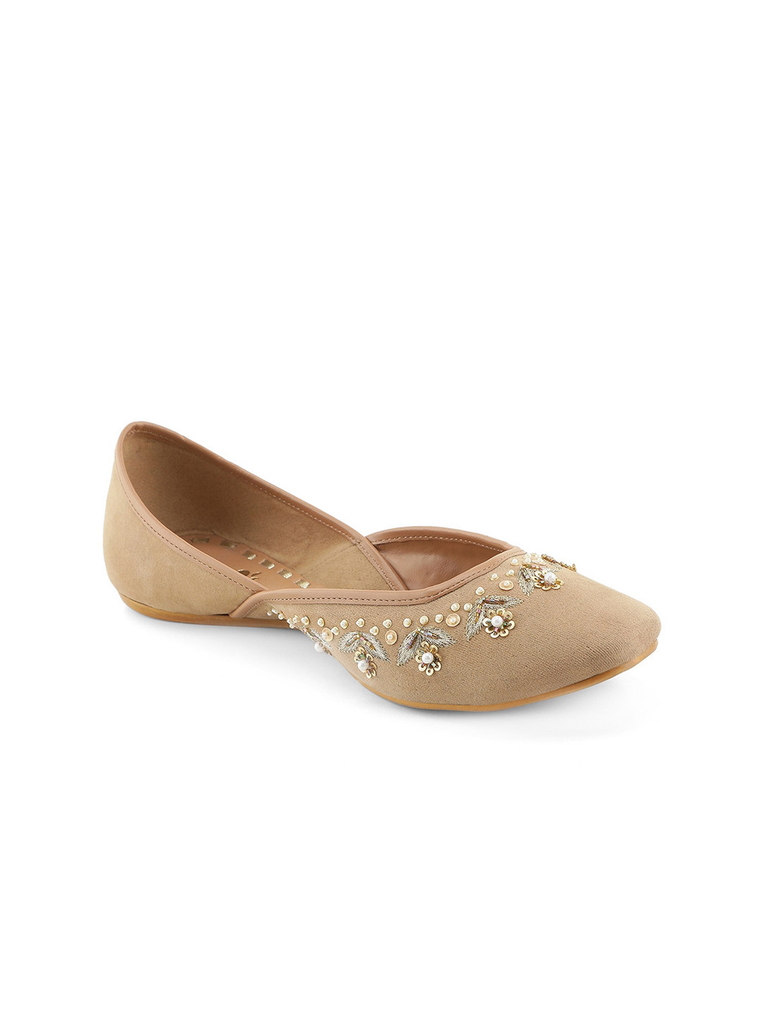 AADY AUSTIN Women Embellished Ethnic Mojaris