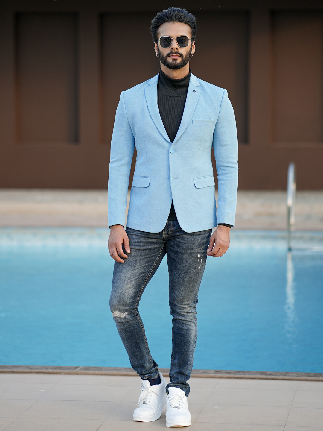 ESSAS club Single-Breasted Regular Fit Blazer