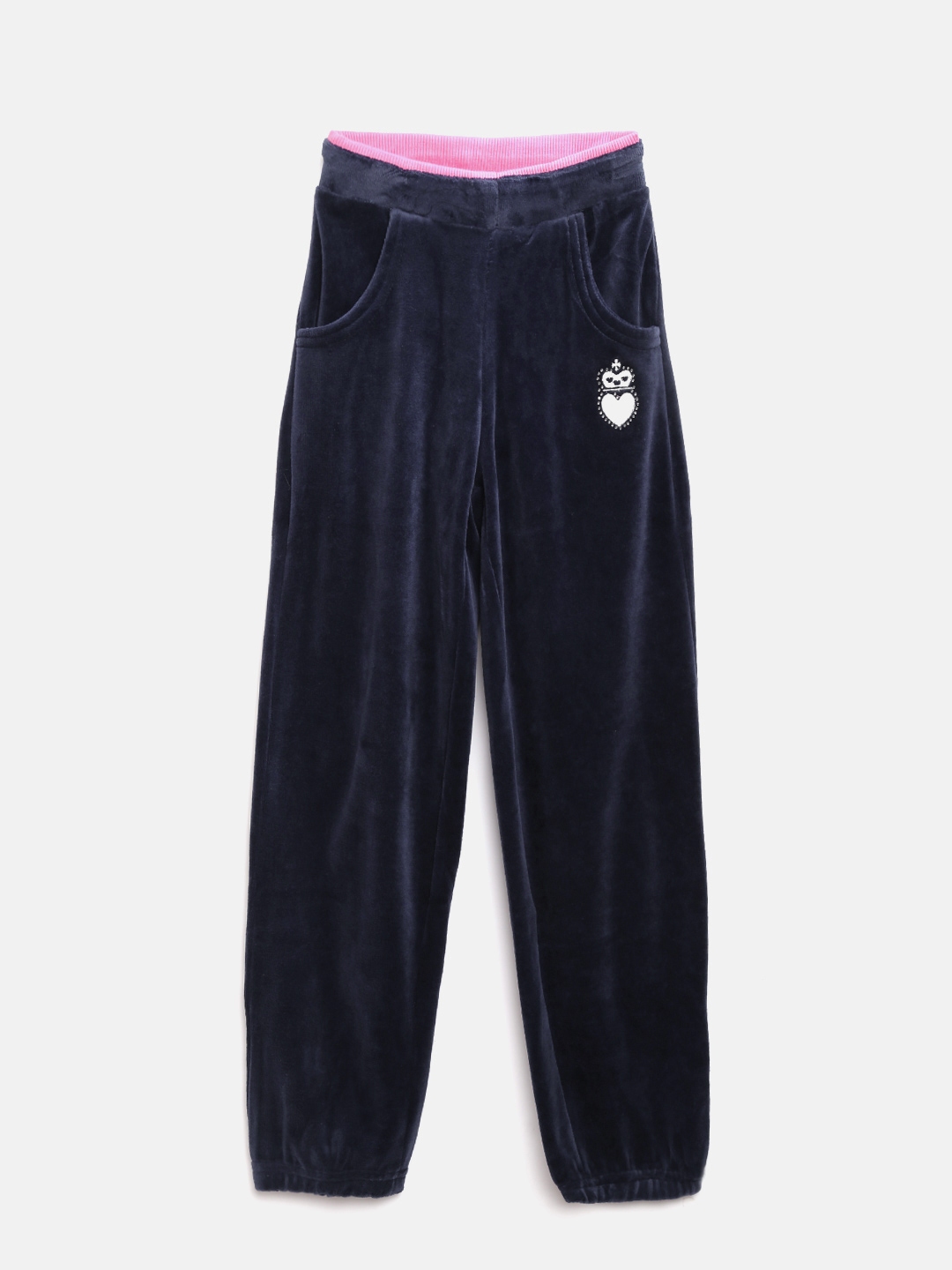 Girls Navy Track Pants