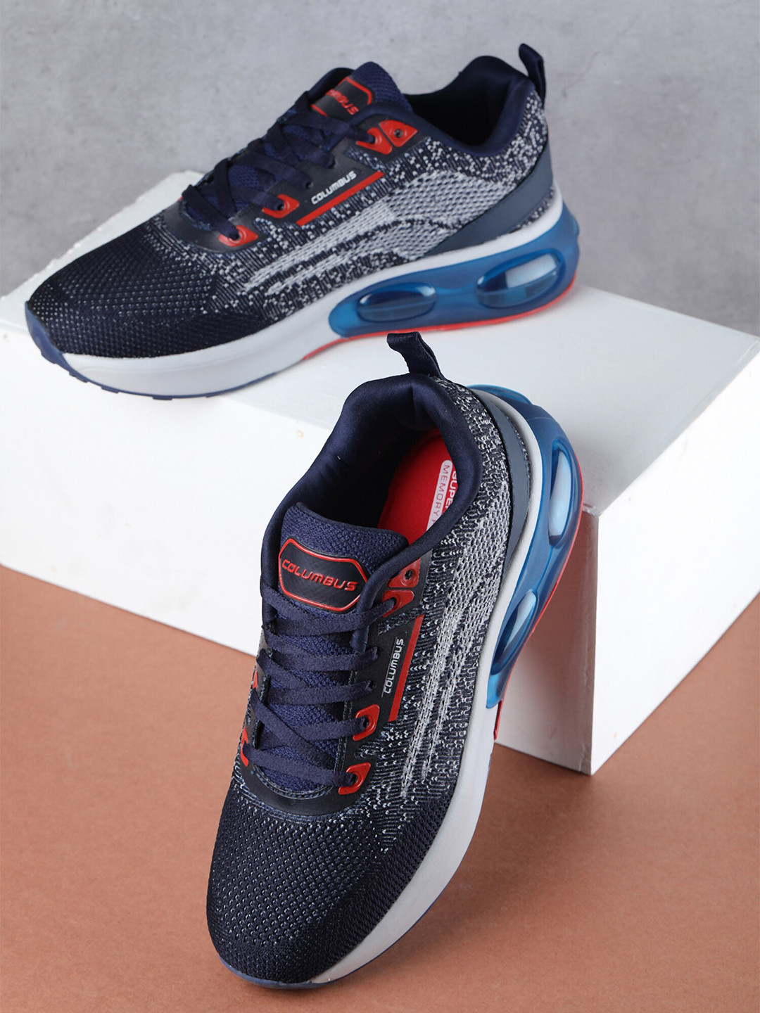 Columbus Men SHOOT Mesh Running Shoes