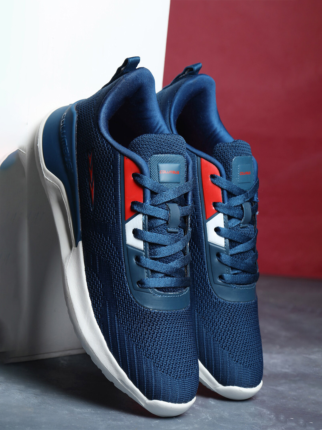 Columbus Men Optic Memory Foam Running Sports Shoes