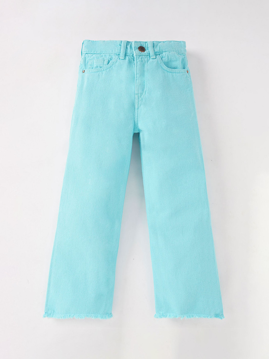 Ed-a-Mamma Girls Wide Leg Stretchable Cotton Jeans