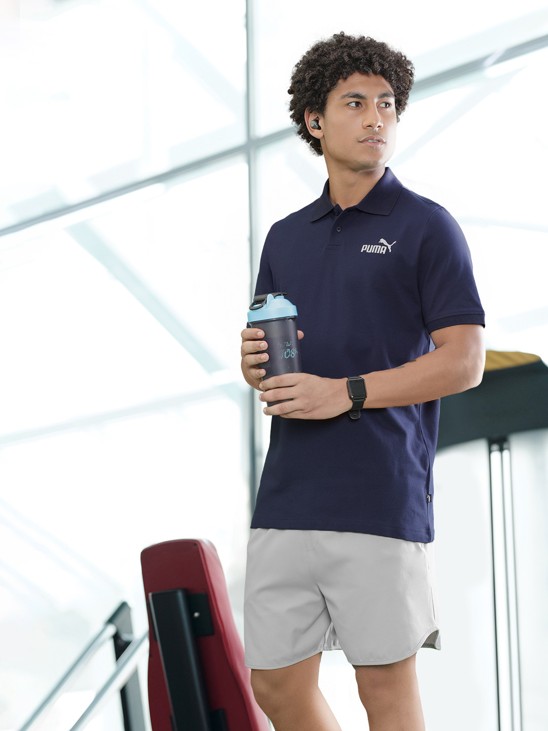 Puma ESS Pique Polo Collar T-shirt