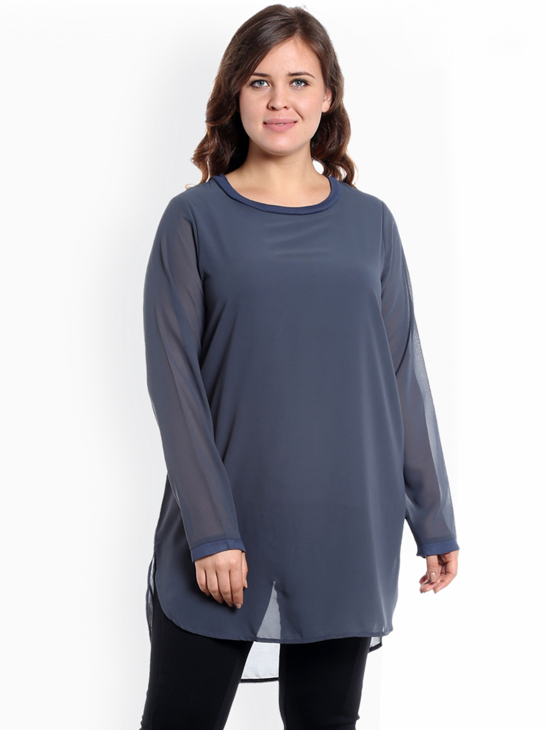 myntra plus size tops