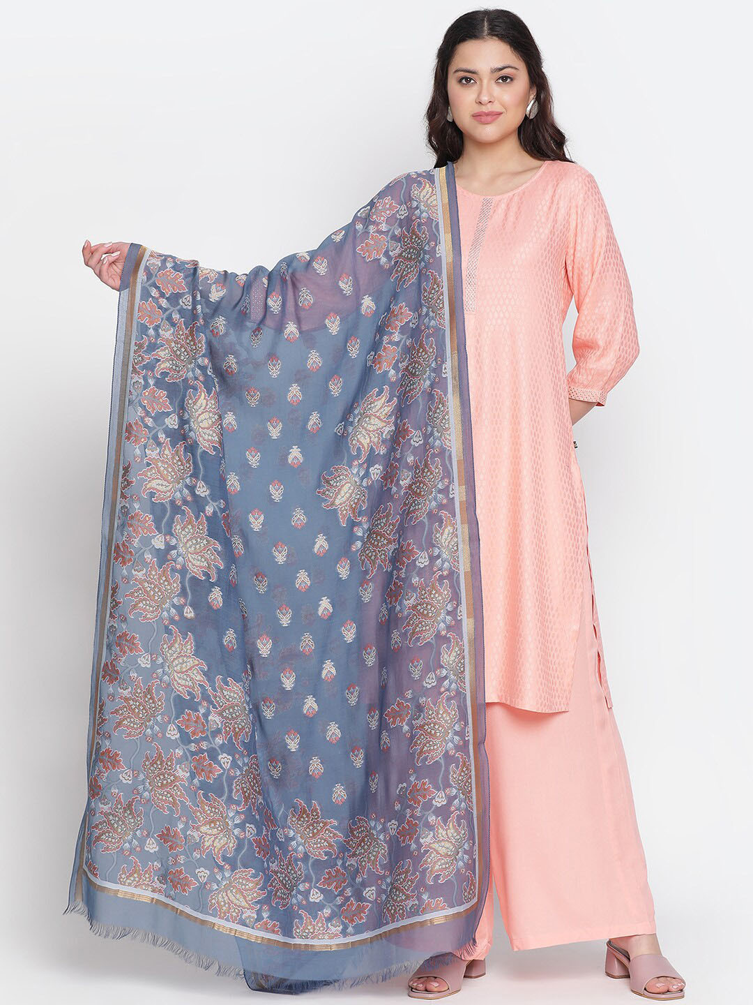 SHINGORA Ethnic Moifs Printed Dupatta