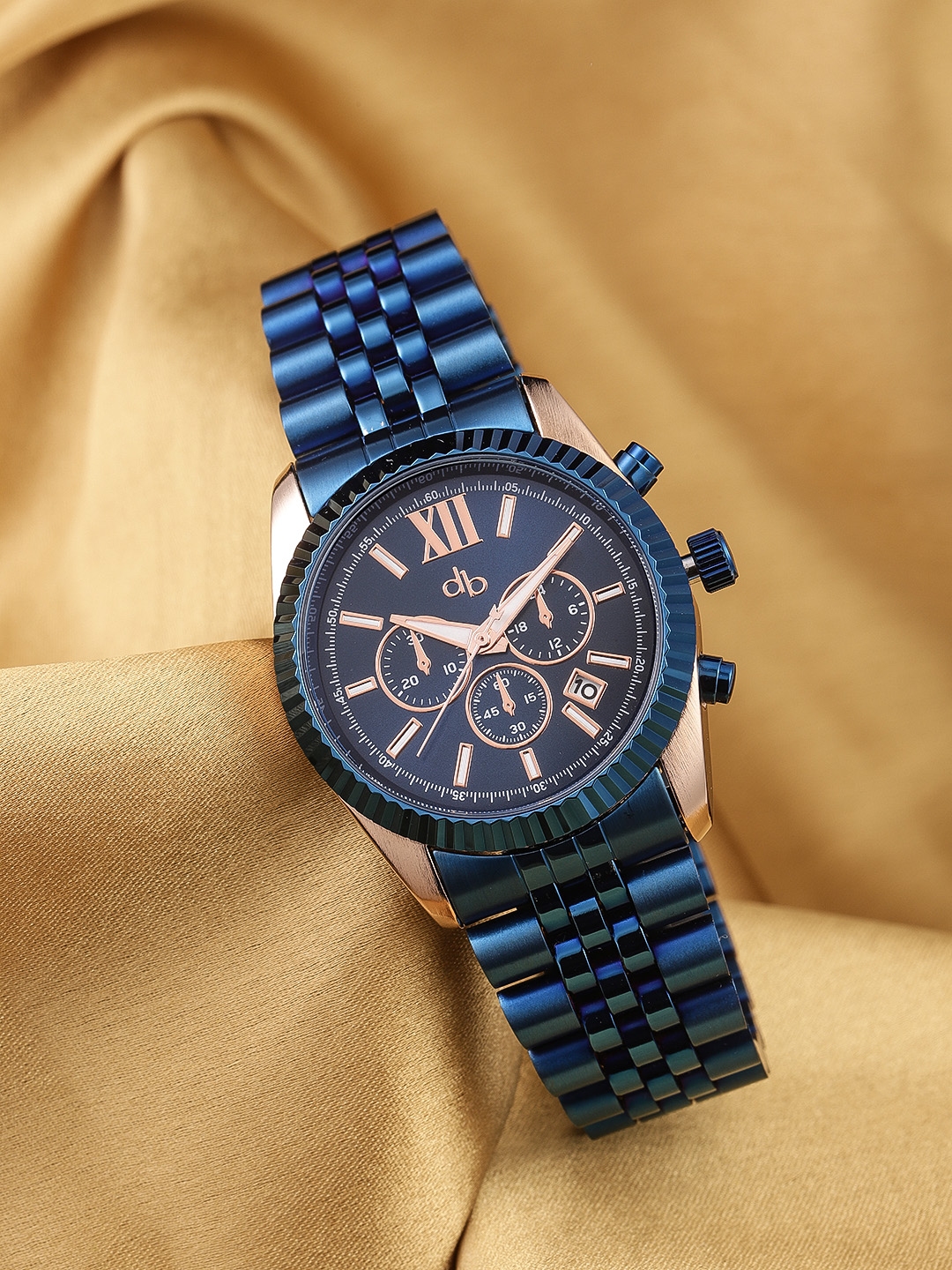 Dressberry blue sale analog watch