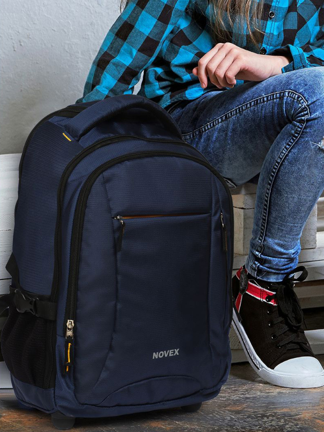 NOVEX Water-Resistant Backpack Trolley