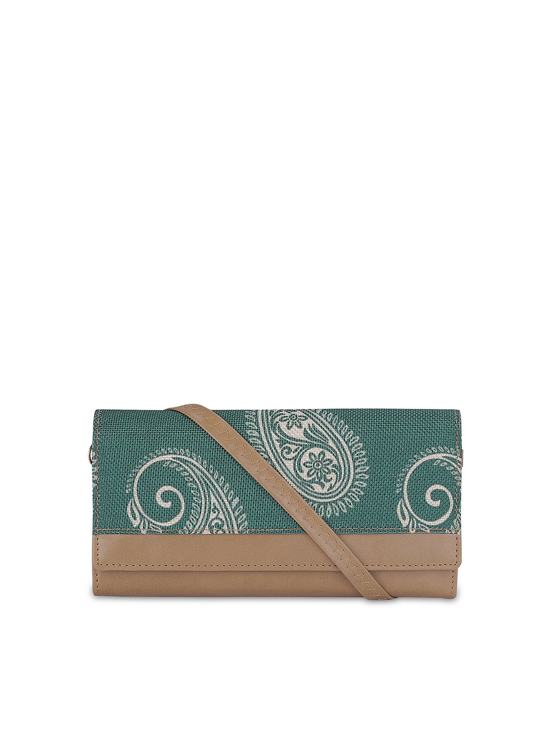 THE CLOWNFISH Women Erika Ethnic Motifs Printed Two Fold Wallet