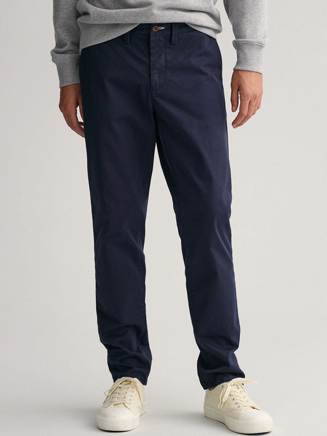 GANT Men Blue Comfort Slim Fit Joggers Trousers