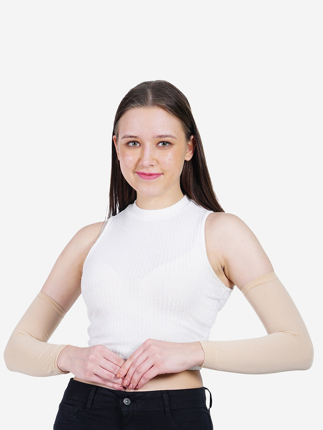 TEEMOODS Pack Of 2 Sun Protection Arm Sleeves Gloves