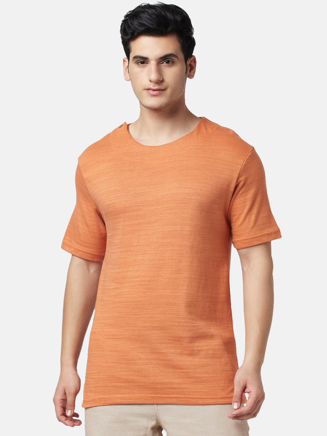 7 Alt by Pantaloons Short Sleeves Cotton T-shirt