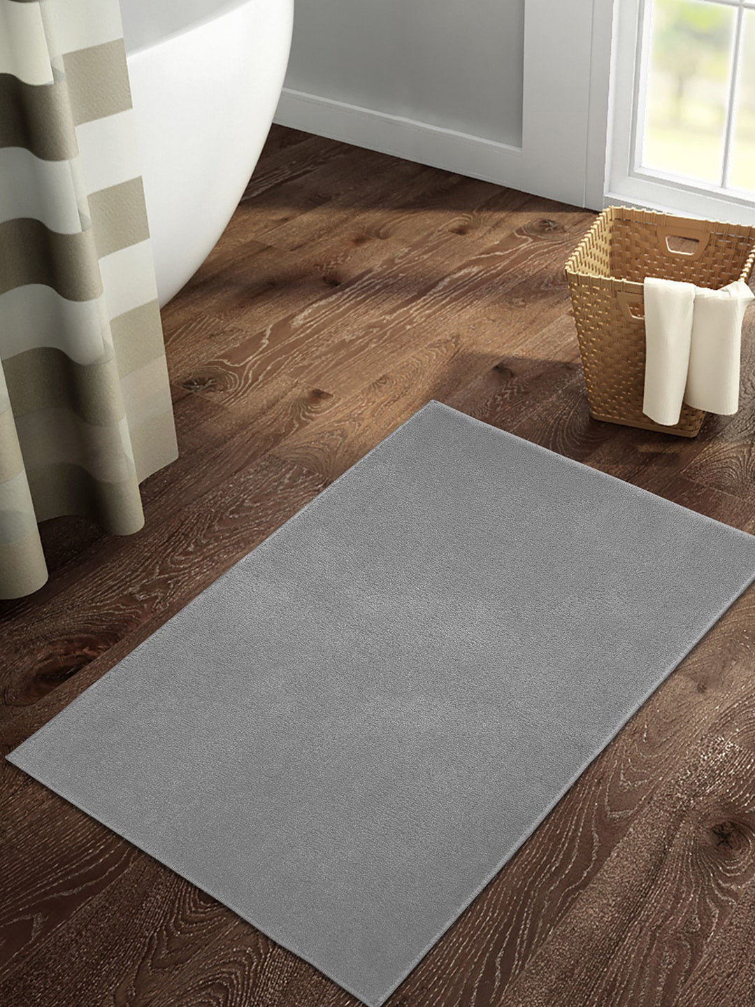 Welspun Grey Fade Resistant 1268 GSM Doormats