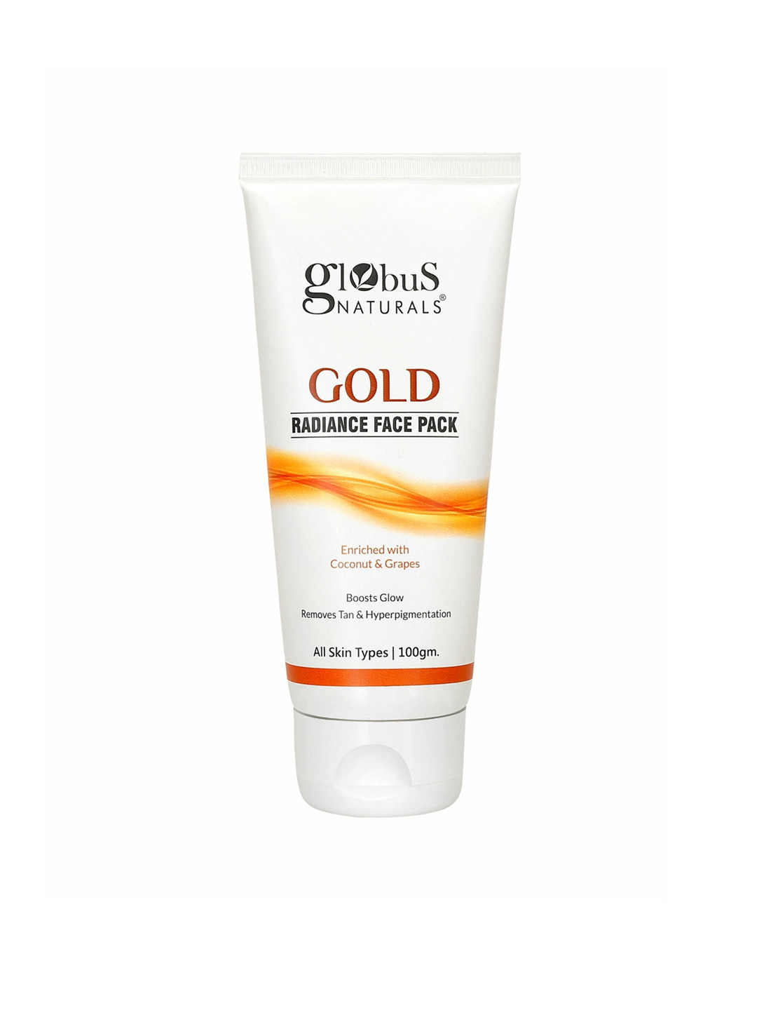 Globus naturals Gold Radiance Face Pack with Coconut & Grapes - 100 g