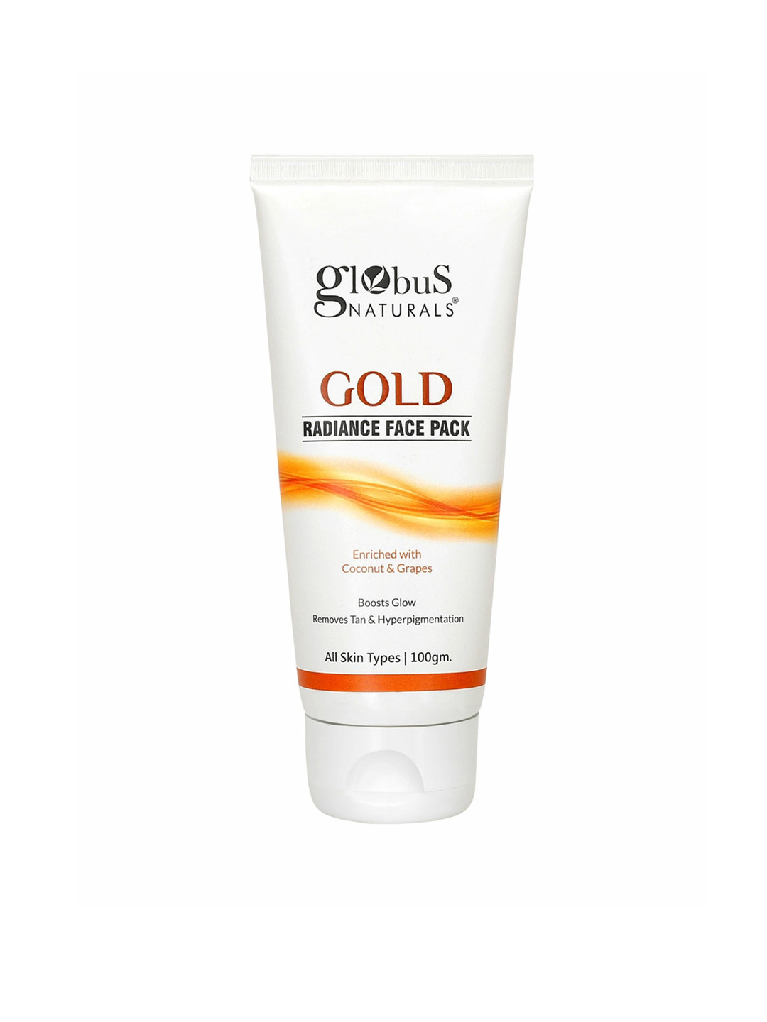 Globus naturals Gold Radiance Face Pack with Coconut & Grapes - 100 g