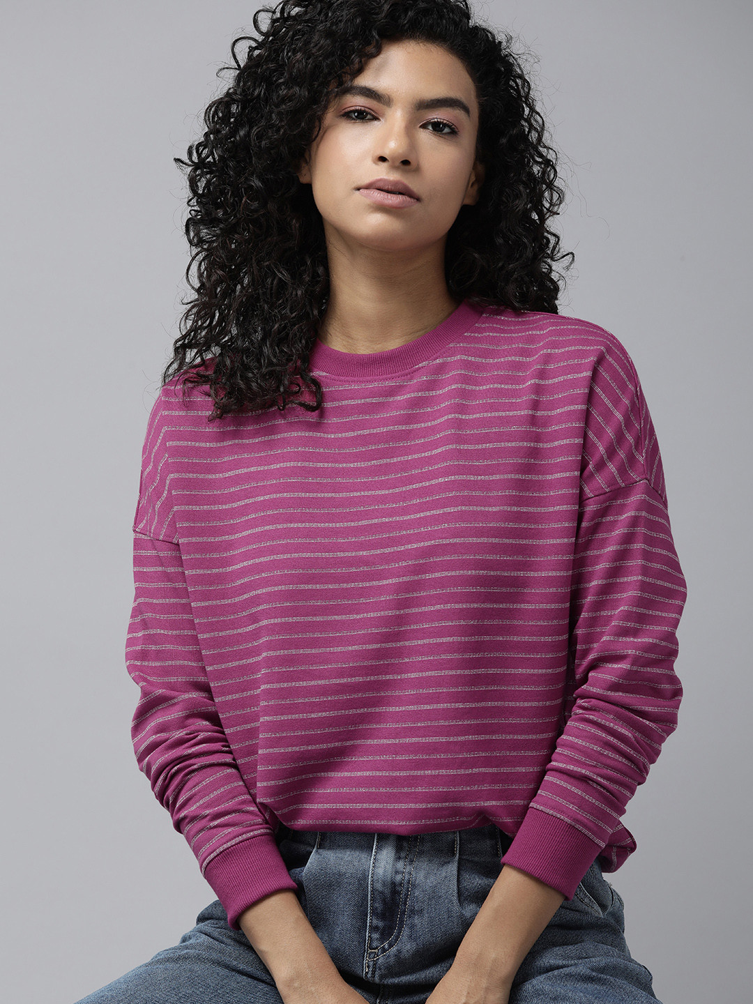 Roadster Striped Sweatshirt