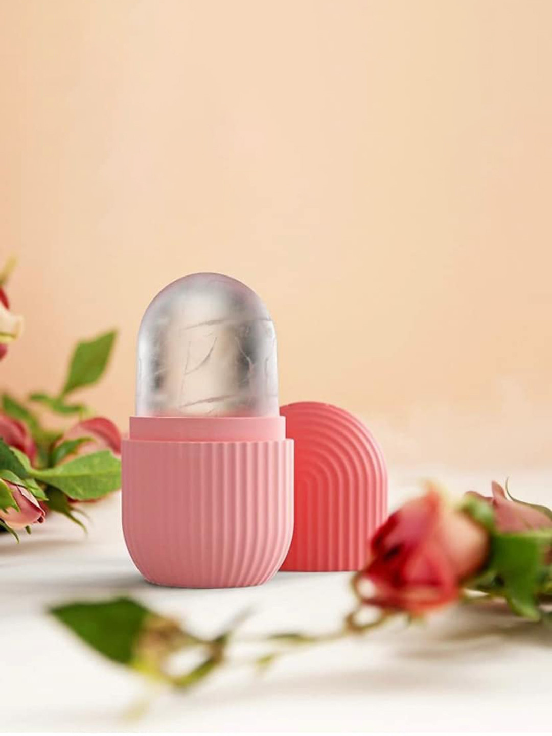 FEELHIGH Silicone Ice Roller Facial Glowing & Tighten Skin Massager