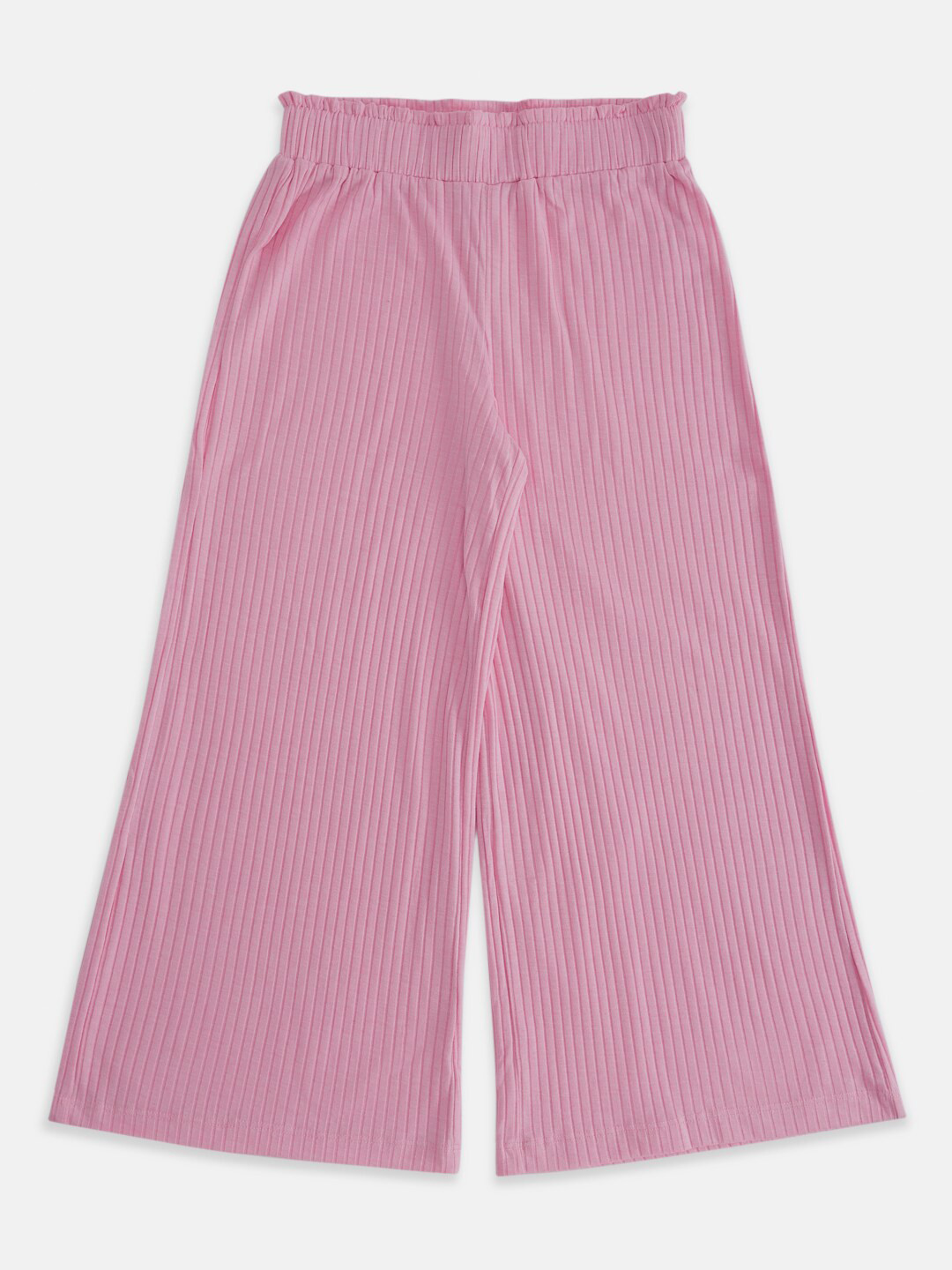 Pantaloons Junior Girls Knitted Slip On Cotton Palazzos