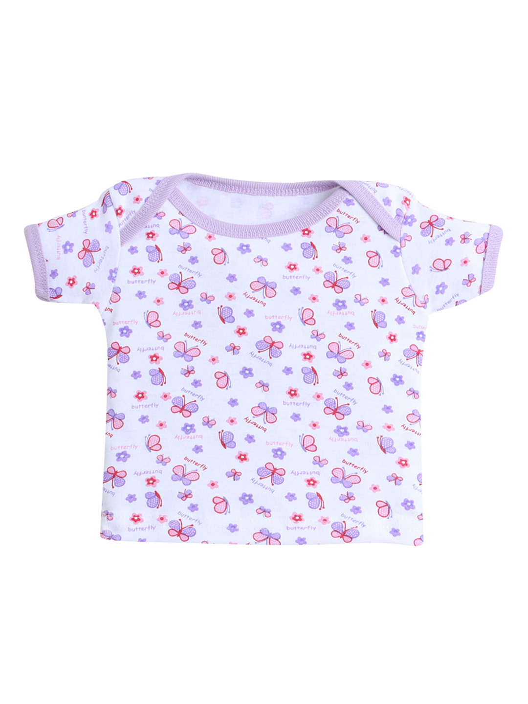 EIO Infants Infants Set Of 6 Printed Pure Cotton Baby Apparel Gift Set