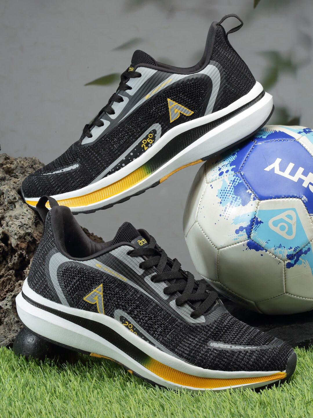 Action Men Athleo Mesh Running Non-Marking Lace-Up Sports Shoes ATG-747