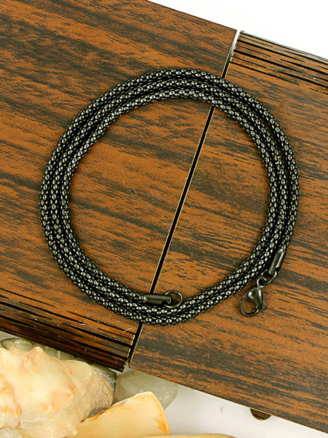 NAKABH Men Stainless Steel Statement Chain