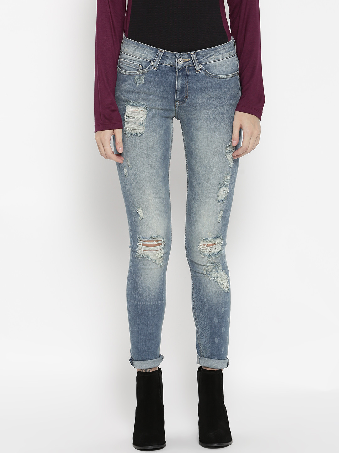 pepe jeans regular fit low waist flare