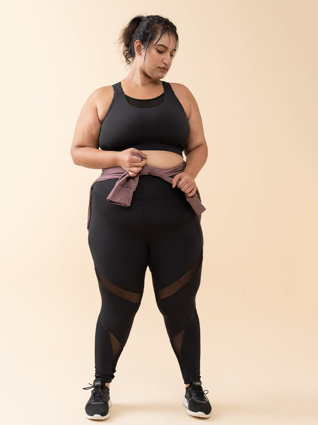 SPIRIT ANIMAL Plus Size Non-Padded Seamless Sports Bra