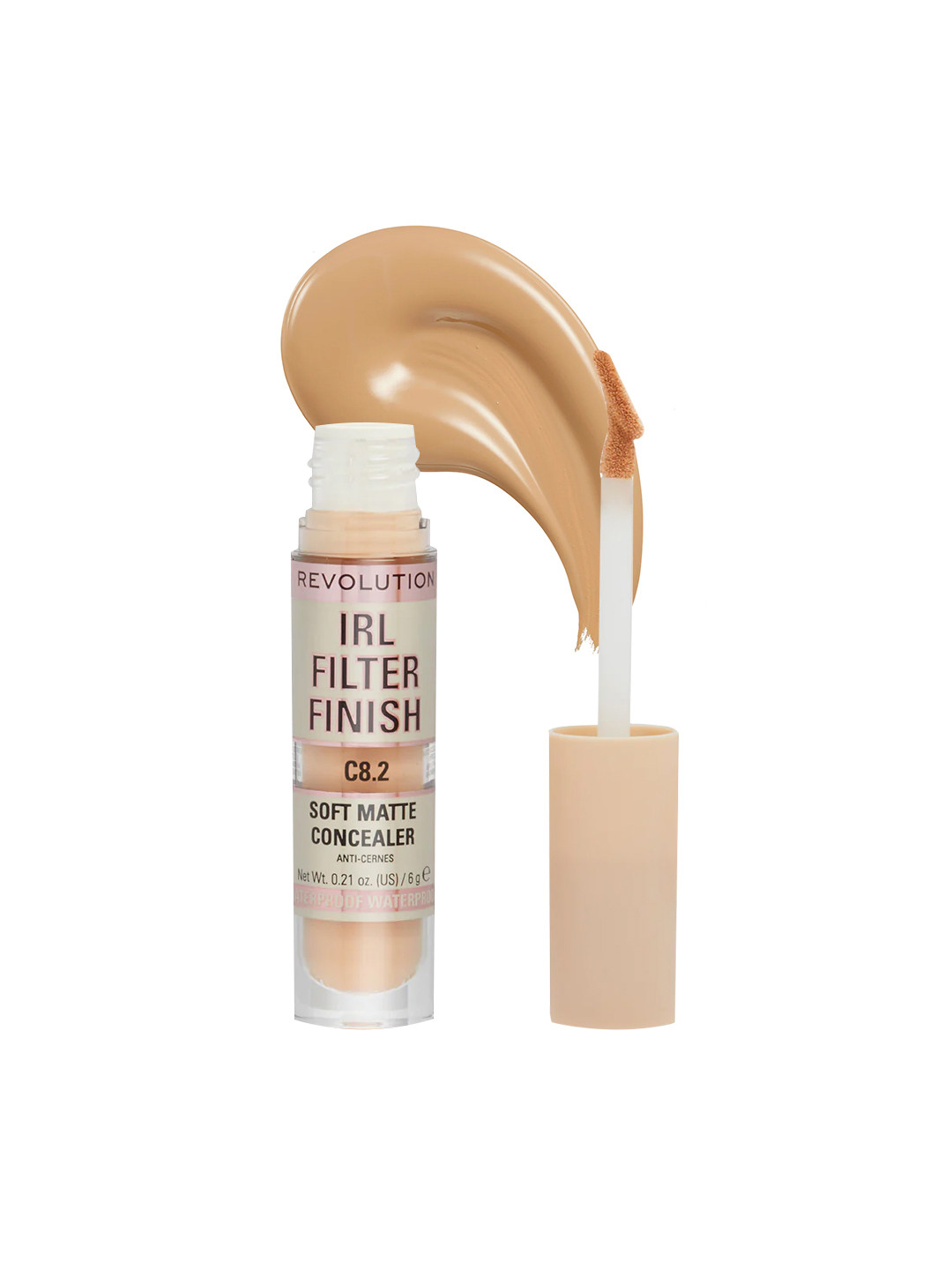 Makeup Revolution London IRL Filter Finish Soft Matte Lightweight Concealer 6g- Shade C8.2