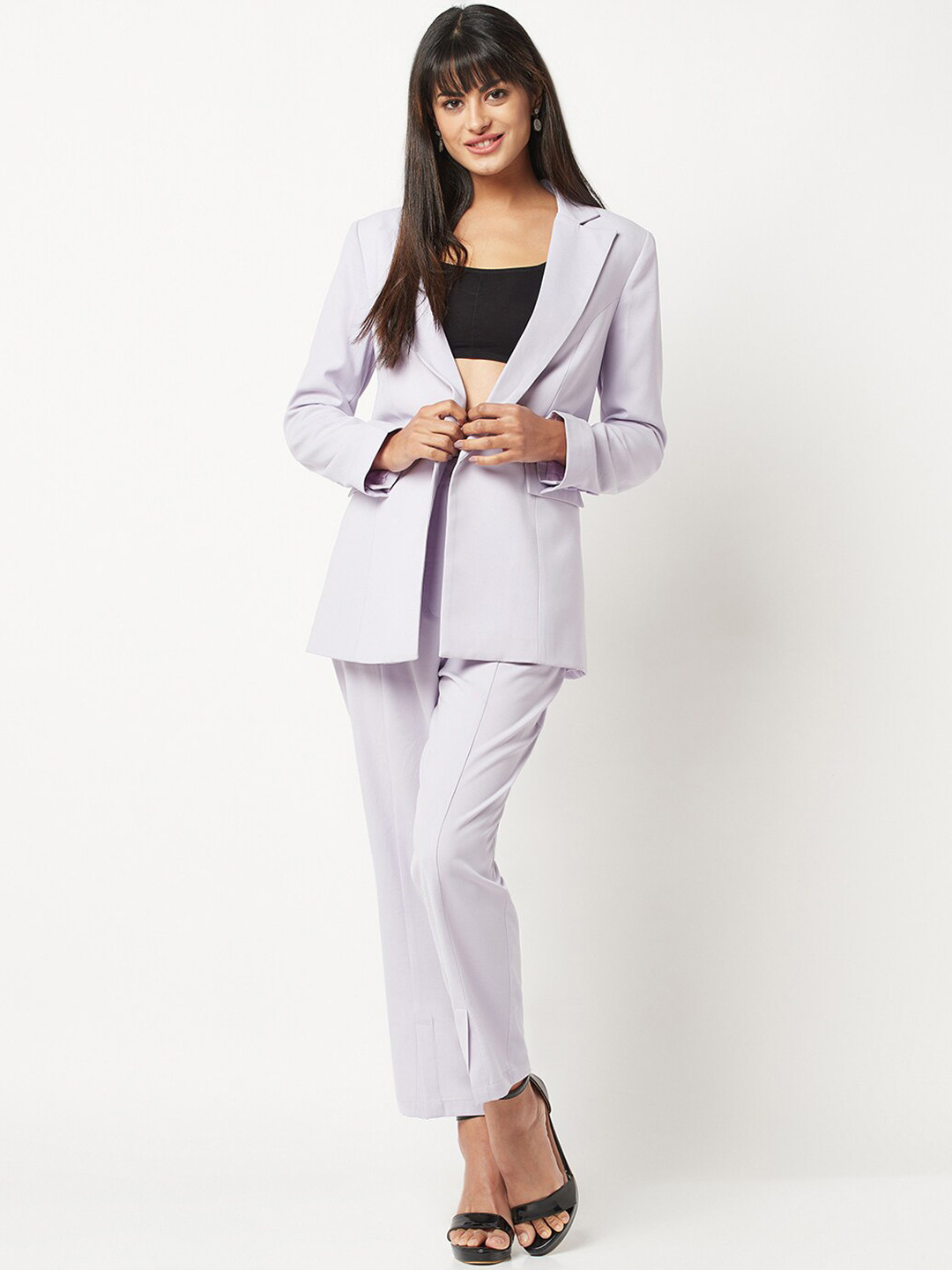 HOUSE OF S Women Front Open Jacket & Trouser Suit